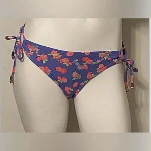 💥🆕Bongo Purple Rose Floral Bikini Bottom M🆕